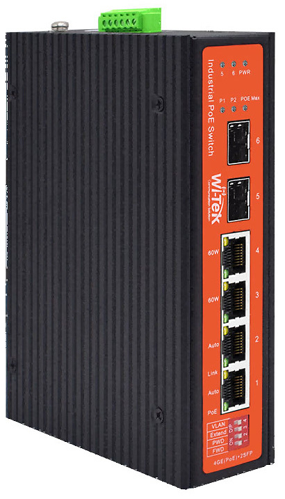 WI PS306GF I V2 WI TEK Switch POE No Gestionable De 4 Puertos 2